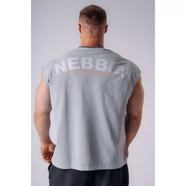  Muške majice bez rukava NEBBIA OLYMPIA MUSCLE COVER 947 SVIJETLOSIVA 