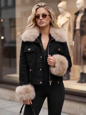 Ženska jakna DSTREET TY5703 CRNA