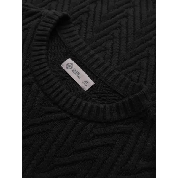  Muški pulover OMBRE OM-SWSW-0190 CRNA 