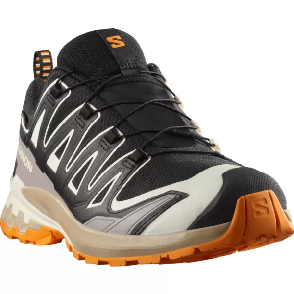  Muške cipele SALOMON XA PRO 3D V9 GORE-TEX L47881900 CRNI/LED OD VANILIJE/KURKUMA 