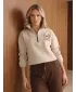 Ženski sweatshirt DSTREET BY1574 BEŽ