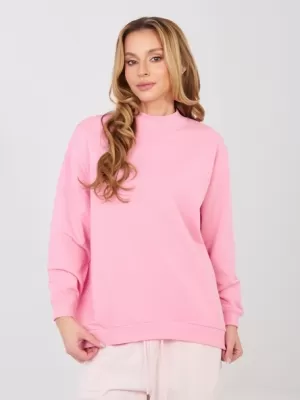 Ženski sweatshirt BASIC FEEL GOOD RV-BL-5185.93P RUŽIČASTA