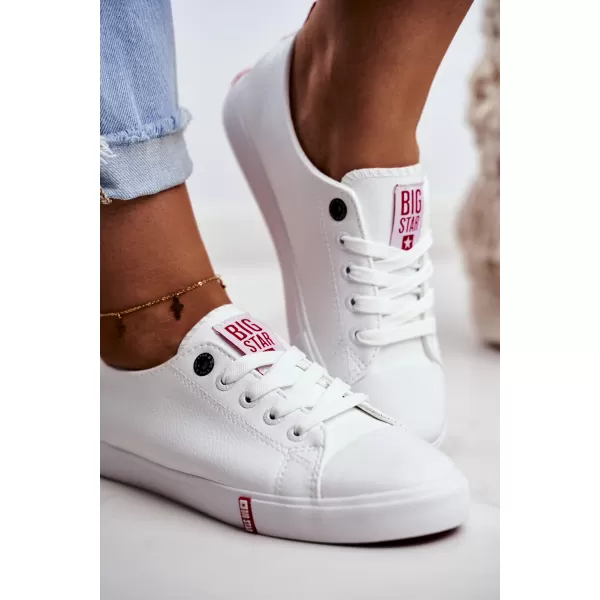  Ženske tenisice BIG STAR SHOES GG274005 BIJELO/CRVENO 