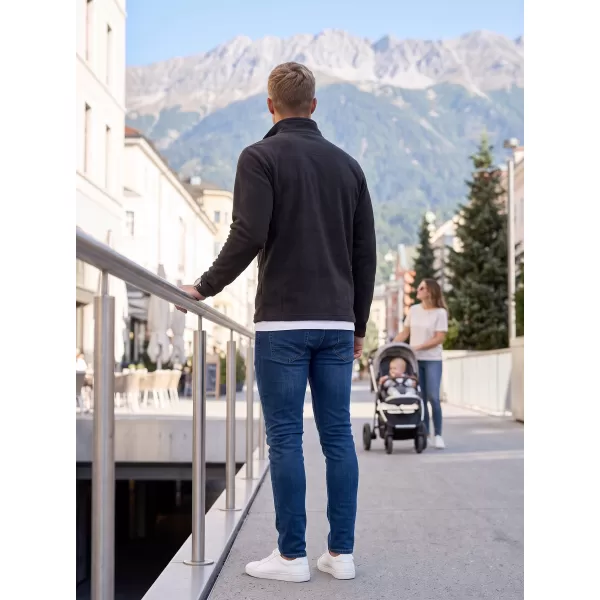  Muška majica od flisa ALTISPORT ALM002852 CRNO I SREBRNO 