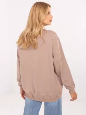 Ženski sweatshirt BASIC FEEL GOOD RV-BL-5185.79P TAMNO BEŽ