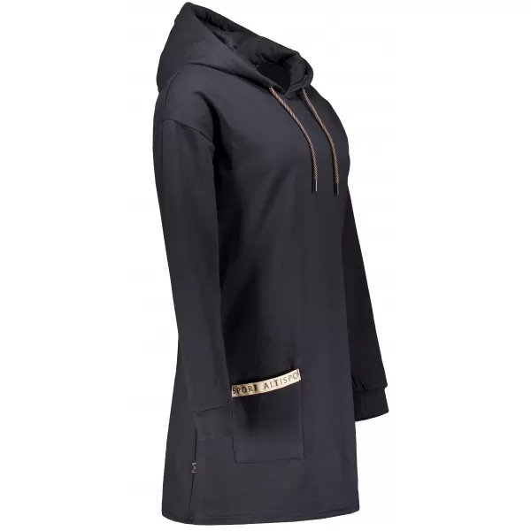  Ženski sweatshirt ALTISPORT IVIE CRNA 