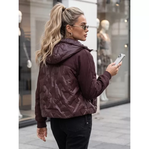  Ženska jakna DSTREET TY6094 TAMNOCRVENA 