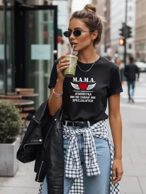 Ženska majica kratkih rukava DSTREET NX5026RY-BK CRNA