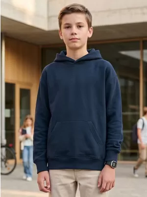 Dječji sweatshirt MALFINI CHILL 423 TAMNOPLAVA