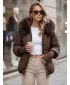 Ženska jakna DSTREET TY5991 SMEĐA