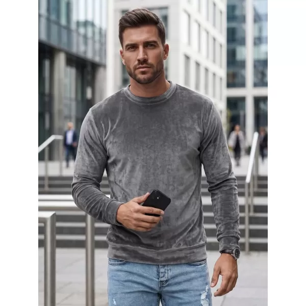  Muški sweatshirt DSTREET BX5533 TAMNOSIVA 