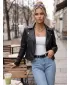 Ženska jakna DSTREET TY5723 CRNA