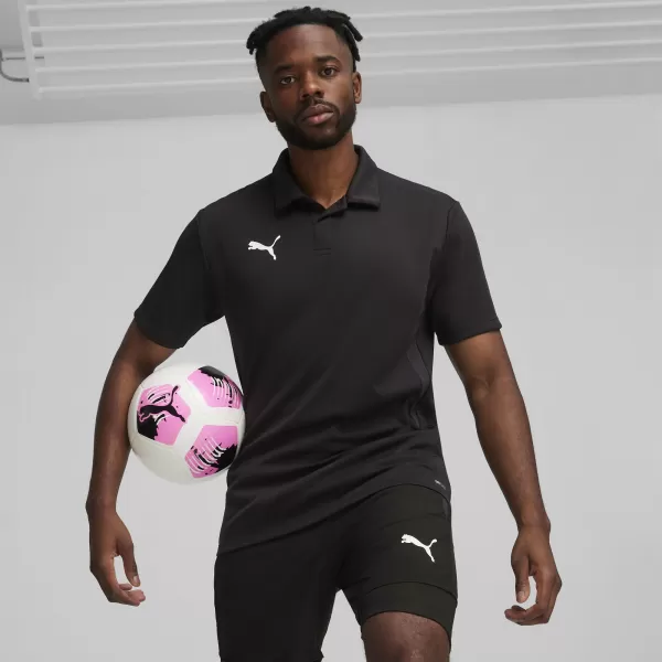  Muška majica s kragnom PUMA TEAMGOAL POLO 658771-03 PUMA CRNA/BIJELA/TAMNO SIVA 