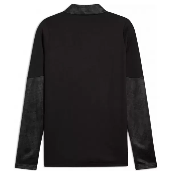  Funkcionalna muška majica PUMA TEAMCUP TRAINING 1/4 ZIP TOP 659164-03 PUMA CRNA/PUMA SREBRNA 