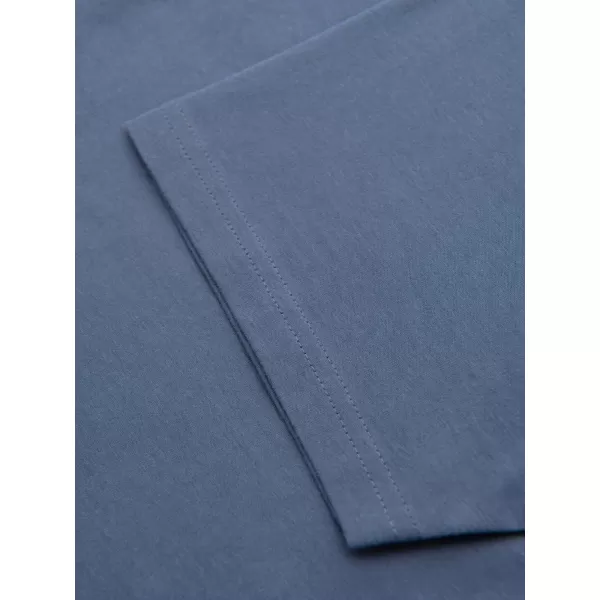  Muška majica kratkih rukava OMBRE OM-TSBS-0268 BIJELI/GRAFIT/PLAVI TRAPER 