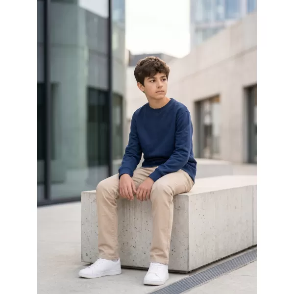  Dječji sweatshirt MALFINI CREW 427 PONOĆNO PLAVA 