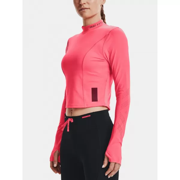  Ženska majica kratkih rukava UNDER ARMOUR UA RUN ANYWHERE LASER LS 1365641-819 RUŽIČASTA 