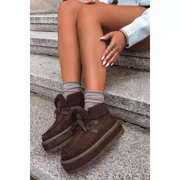  Ženske cipele BIG STAR SHOES UU274214 SMEĐE/BEŽ SJENE 
