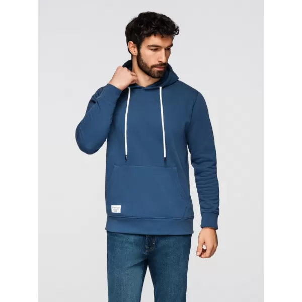  Muški sweatshirt OMBRE OM-SSBN-0270 TAMNOPLAVA 