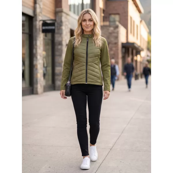  Ženska hibridna jakna MALFINI PREMIUM CROSS 556 AVOKADO ZELENI 