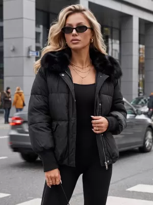 Ženska jakna DSTREET TY5815 CRNA