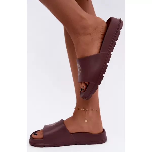  Ženske papuče BIG STAR SHOES UU274075 NIJANSE SMEĐE I BEŽ 