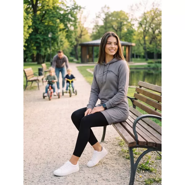  Ženska produžena majica ALTISPORT ALW001419 ČELIČNO SIVA 