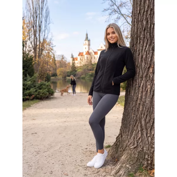  Ženska majica od flisa ALPINE PRO SIUSA 4 CRNA 