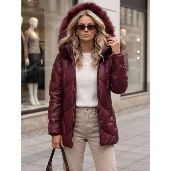  Ženska jakna DSTREET TY5813 TAMNOCRVENA 