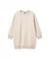 Sweatshirt haljina za djevojčice URBAN CLASSICS UCK8565-02903 BIJELI PIJESAK