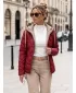 Ženska jakna DSTREET TY5885 TAMNOCRVENA