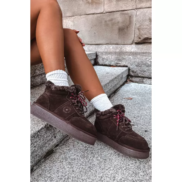  Ženski snjegovići BIG STAR SHOES UU274312 ČOKOLADA 