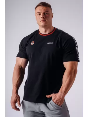 Muške majice NEBBIA OLYMPIA MUSCLE COVER 942 CRNA