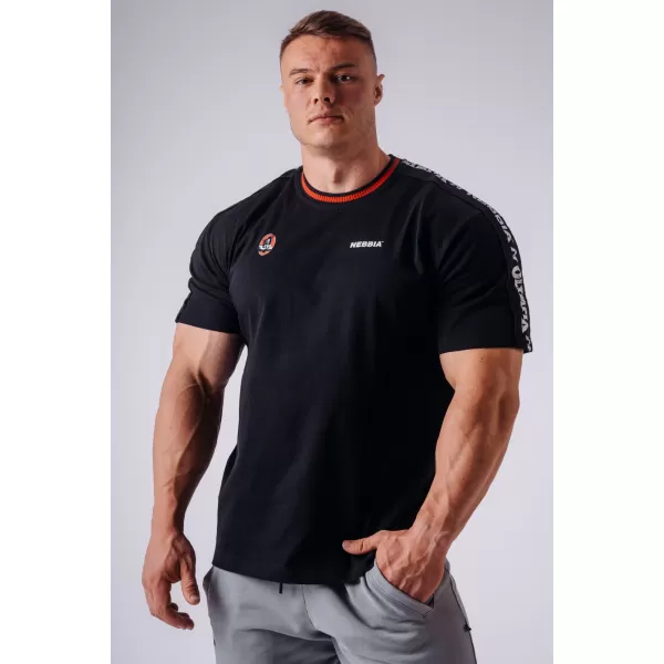  Muške majice NEBBIA OLYMPIA MUSCLE COVER 942 CRNA 