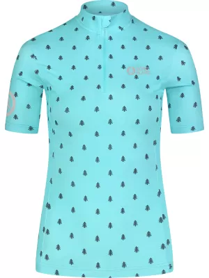 Ženski biciklistički dres NORDBLANC TREES NBSLF8085 PLAVA