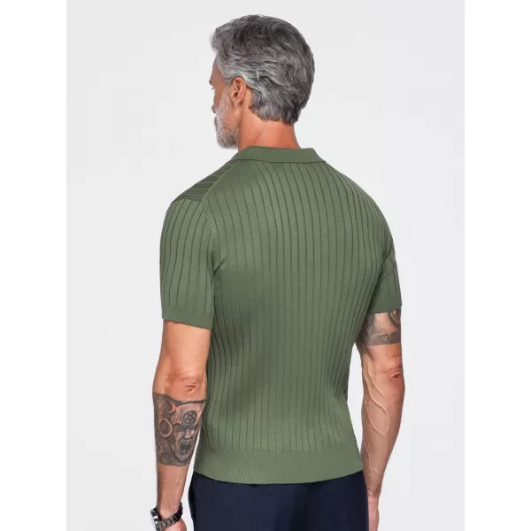  Muška polo majica OMBRE OM-POSS-0180 MASLINA 