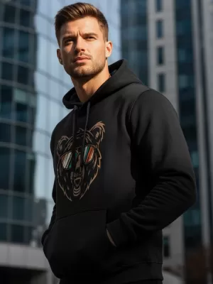 Muški sweatshirt DSTREET NX0041B-BK CRNA