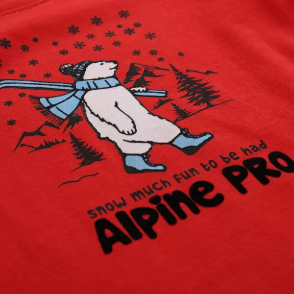  Dječja majica ALPINE PRO ECCO 2 BARBADOSKA TREŠNJA VARIJANTA PA 