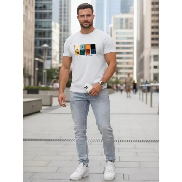 Muška majica kratkih rukava DSTREET NX5103R-WH BIJELA 