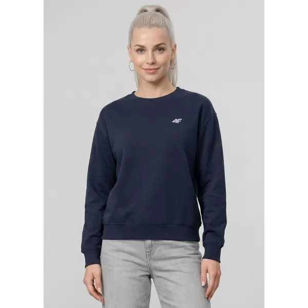  Ženski sweatshirt 4F WMM00TSWSF2534 NAVIKE 