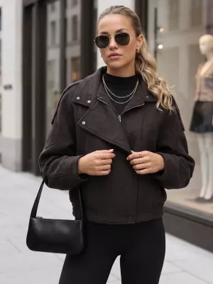 Ženska jakna DSTREET TY6034 SMEĐA