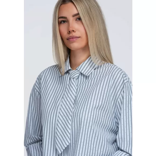  Ženska košulja OMBRE OW-SH-E0069 SIVA 