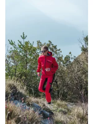 Ženske vodootporne hlače za više sportova NORDBLANC ELISA NBSPL8326 RUŽIČASTA