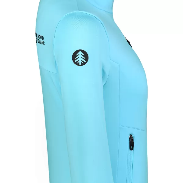  Ženska powerfleece majica NORDBLANC CRISP NBSFL8338 SVIJETLOPLAVA 