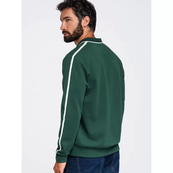  Muški sweatshirt OMBRE OM-SSNZ-0268 TAMNO ZELENA 