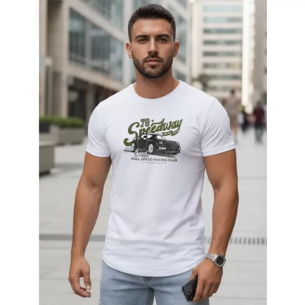  Muška majica kratkih rukava DSTREET NX5089R BIJELA 