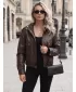 Ženska jakna DSTREET TY5877 SMEĐA