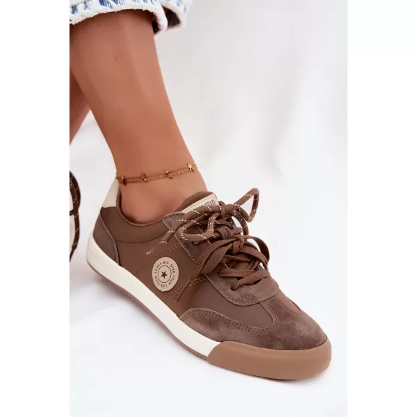  Ženske tenisice BIG STAR SHOES UU274002 SMEĐA/BEŽ 