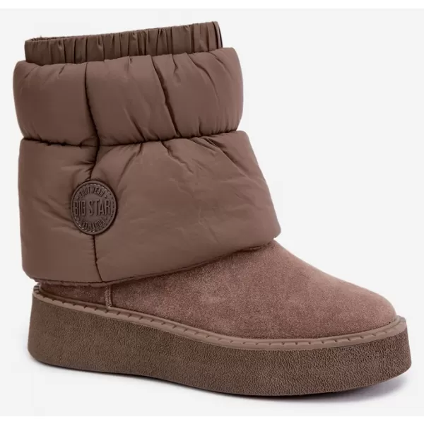  Ženski snjegovići BIG STAR SHOES UU274732 TAMNO BEŽ 