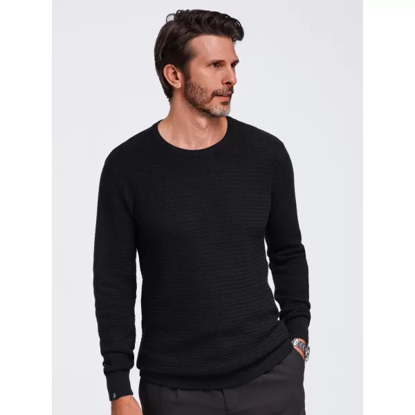  Muški pulover OMBRE OM-SWSW-0119 CRNA 